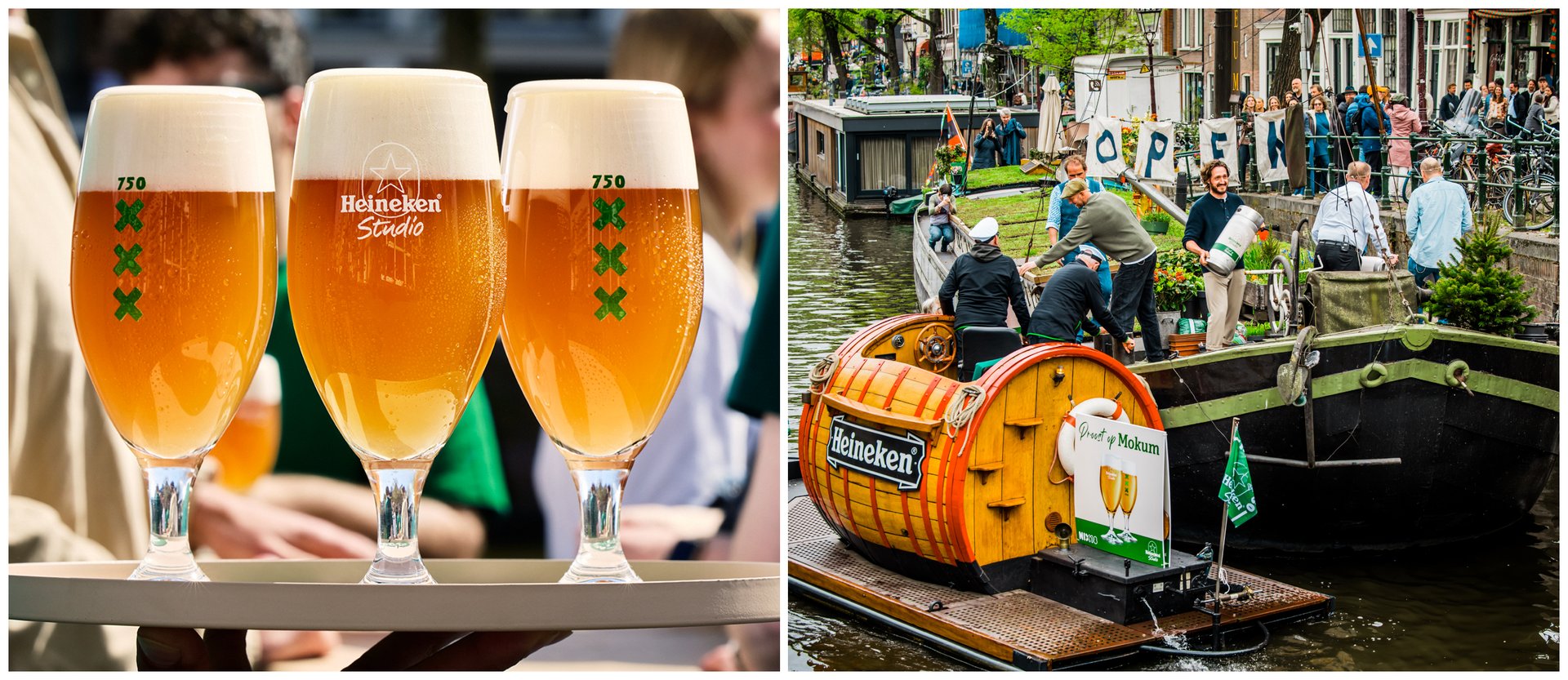 Heineken brouwt bijzonder pils voor én door Amsterdammers ter ere van 750 jaar Amsterdam