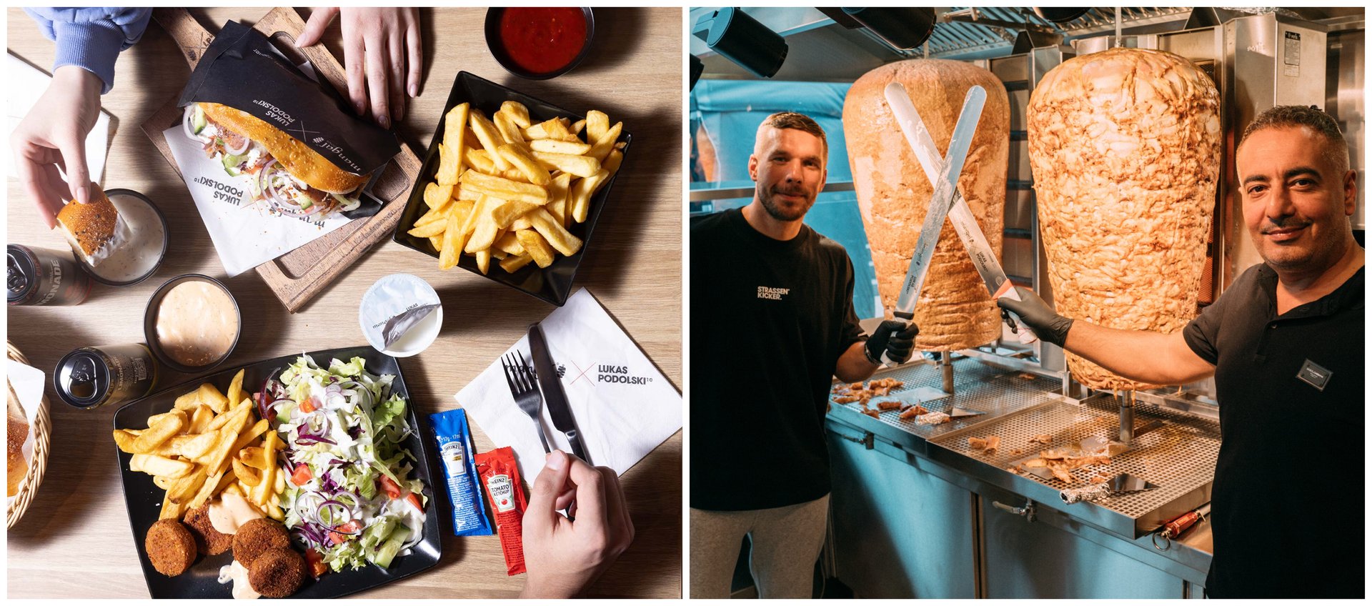 Wereldkampioen Lukas Podolski brengt zijn döner-concept voor het eerst naar Nederland