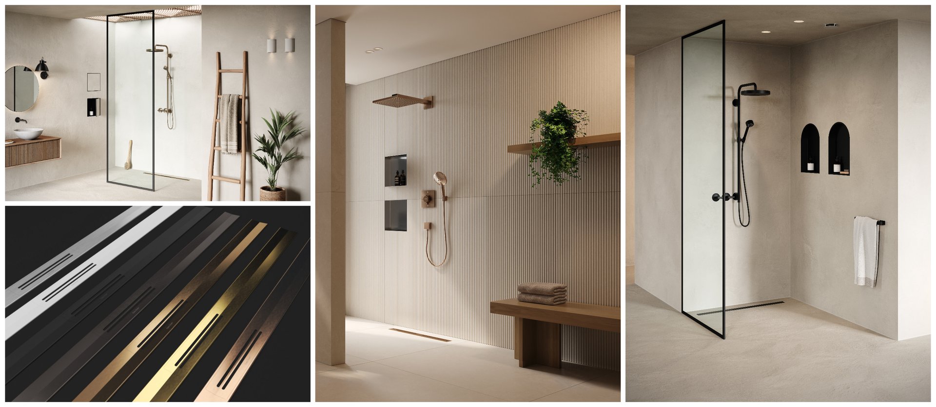 Luxe hotelbadkamer inrichting met Easy Drain
