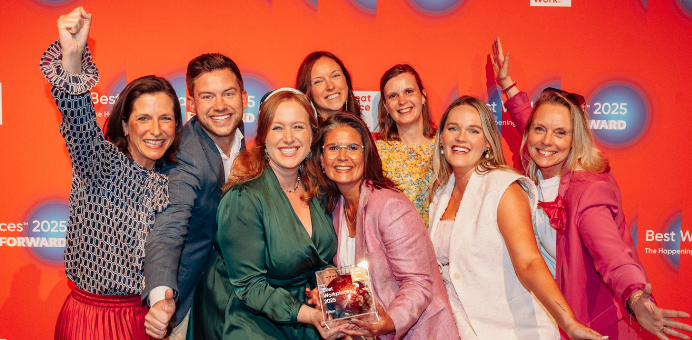 Hilton uitgeroepen tot nummer 1 Beste Werkgever van Nederland