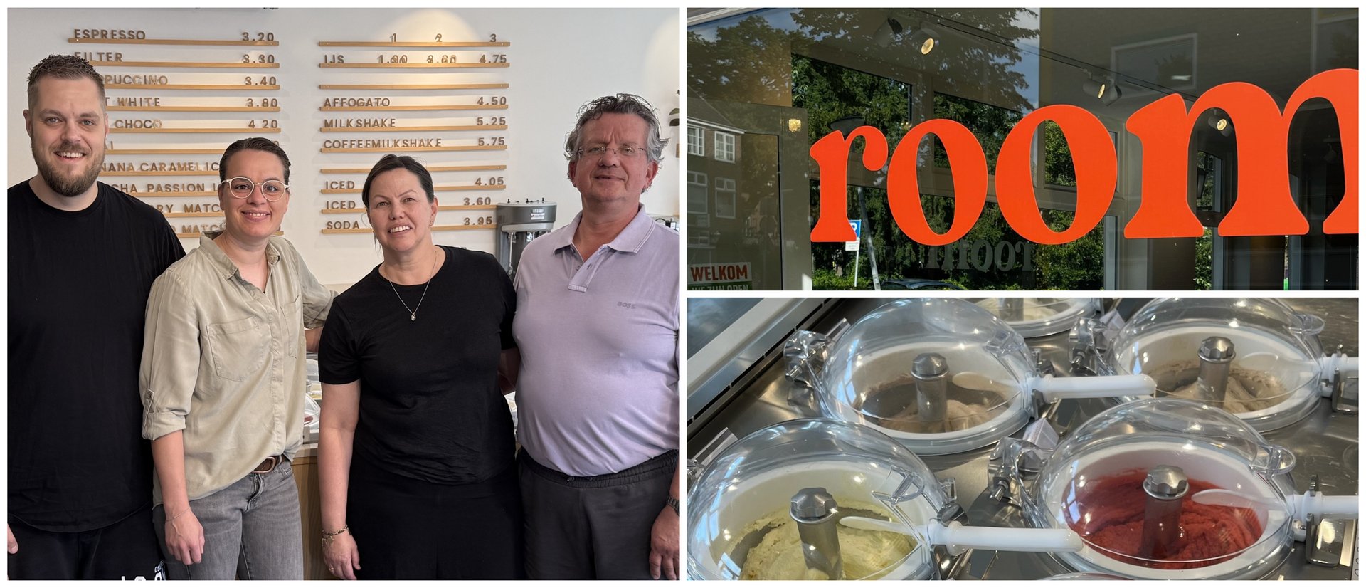 Restaurant Noor* en ijssalon Room Groningen creëren uniek sterrenroomijs