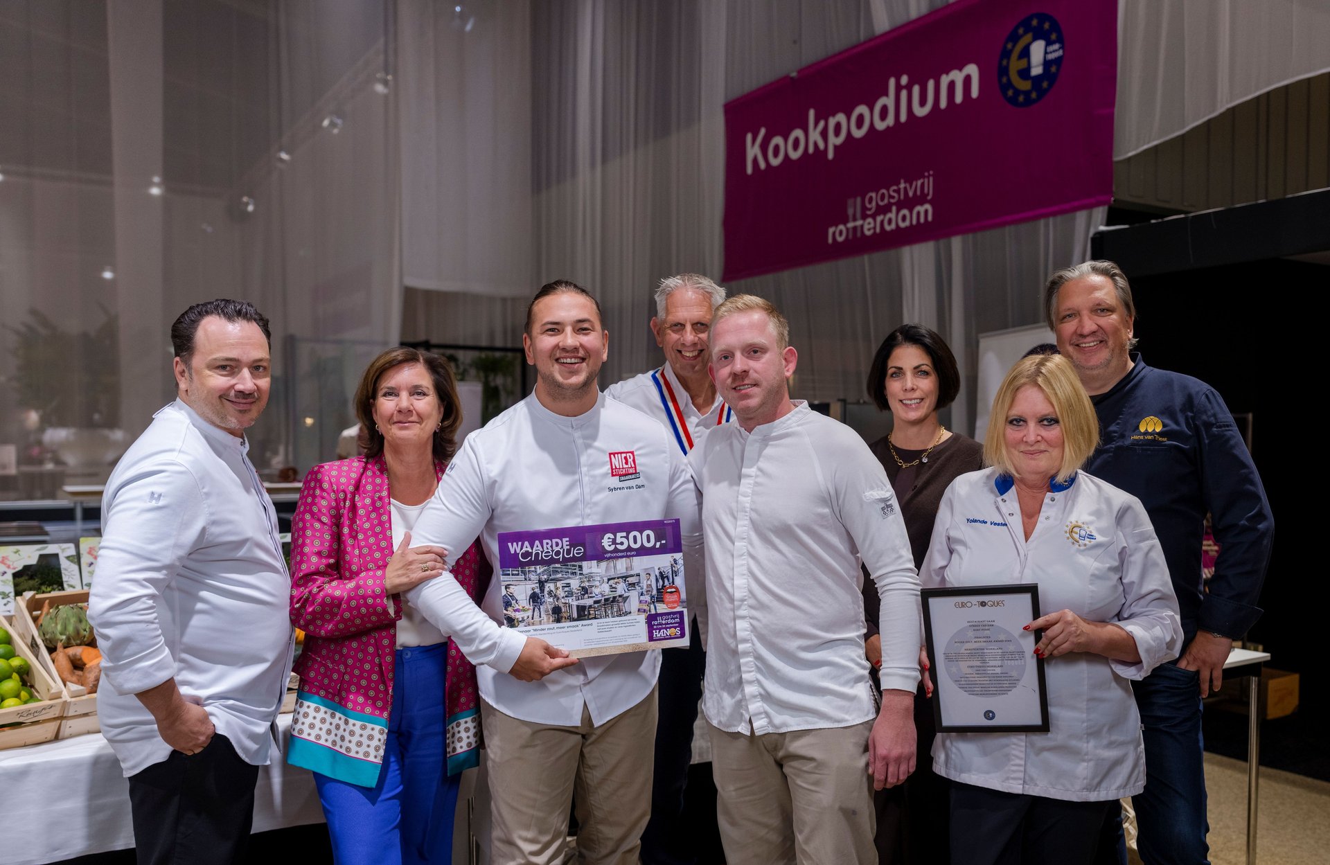 Gastvrij Rotterdam. Sybren van Dam (SAAM) wint Minder Zout, Meer Smaak Award