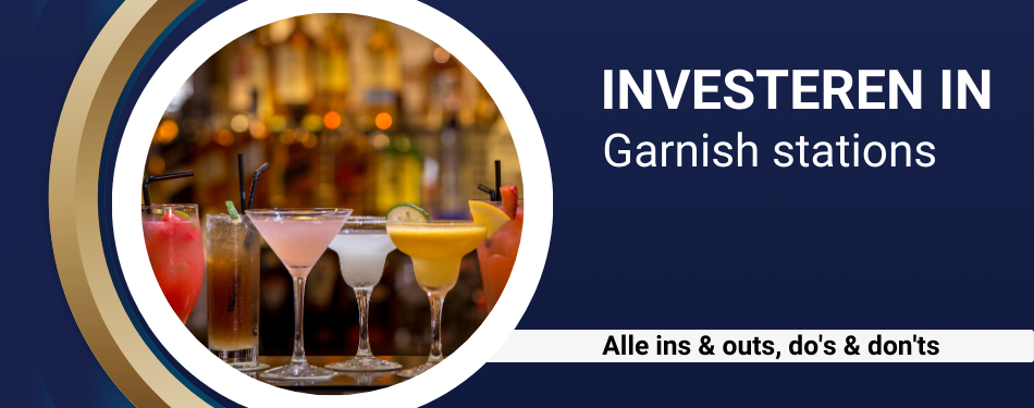 Investeren in… garnish stations voor de bar