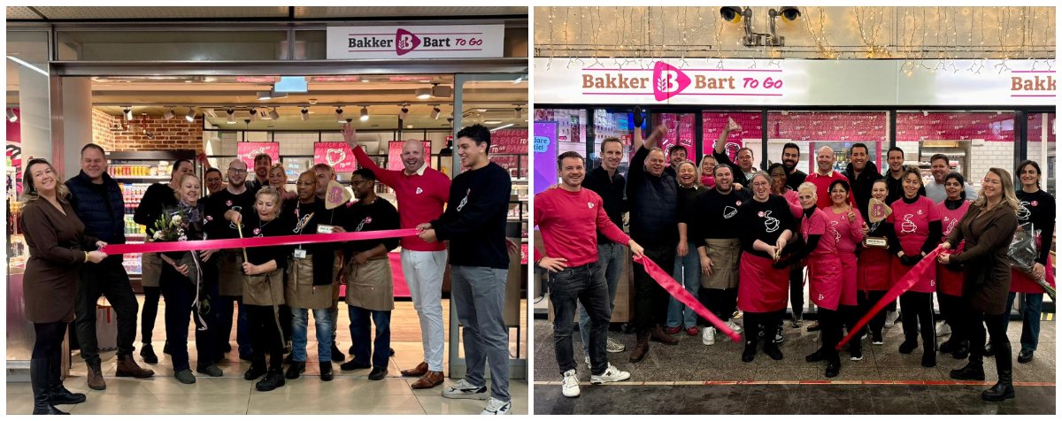 Bakker Bart To Go opent alvast twee tijdelijke pop-ups op stations Amsterdam