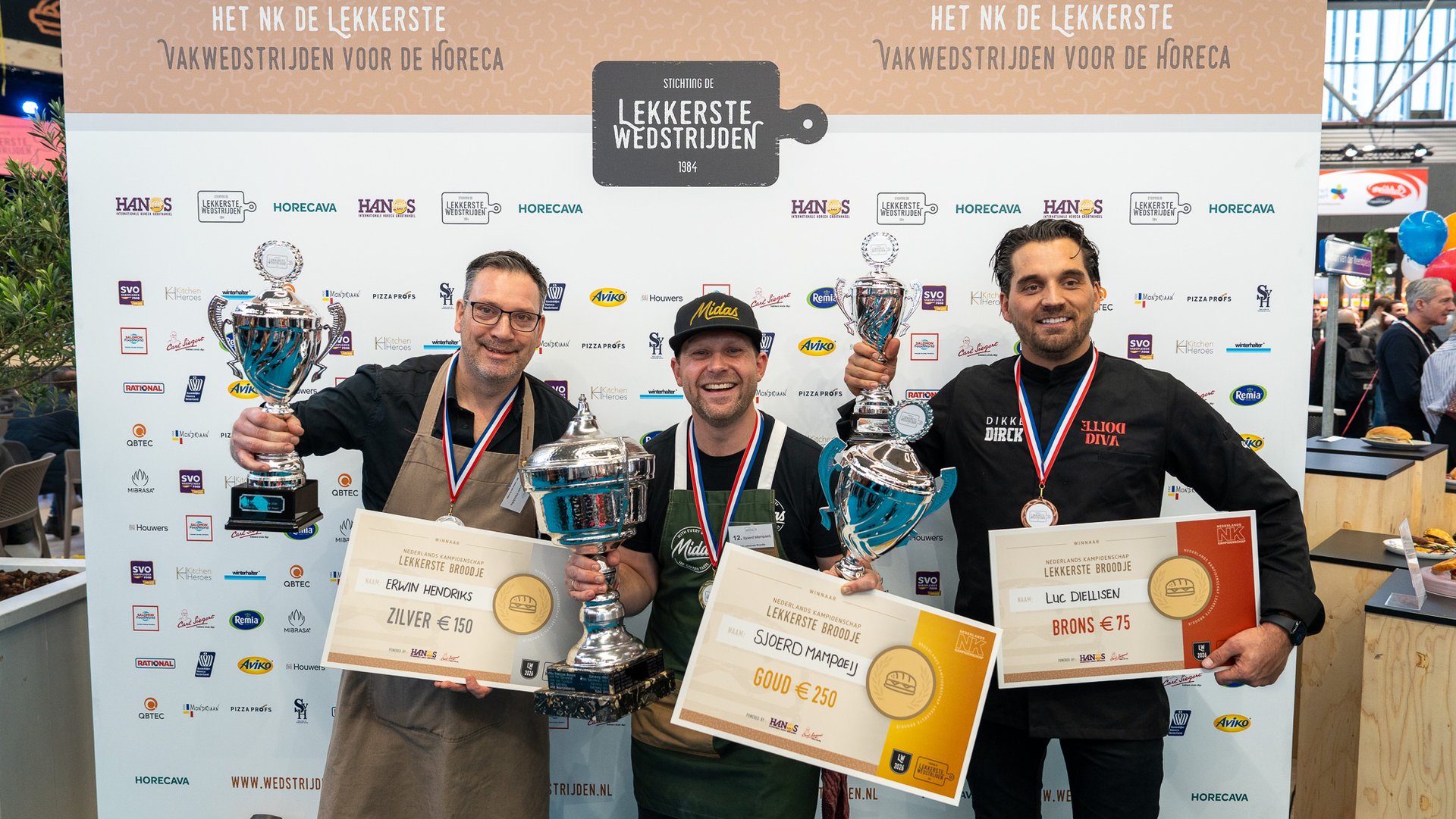 Midas Woerden wint NK Lekkerste Broodje 2026