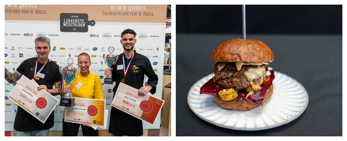 Goud voor Iveau Burgers & Wijnbar tijdens NK Lekkerste Burger