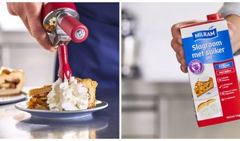 Milram zet nieuwe standaard met gesuikerde slagroom zonder lactose