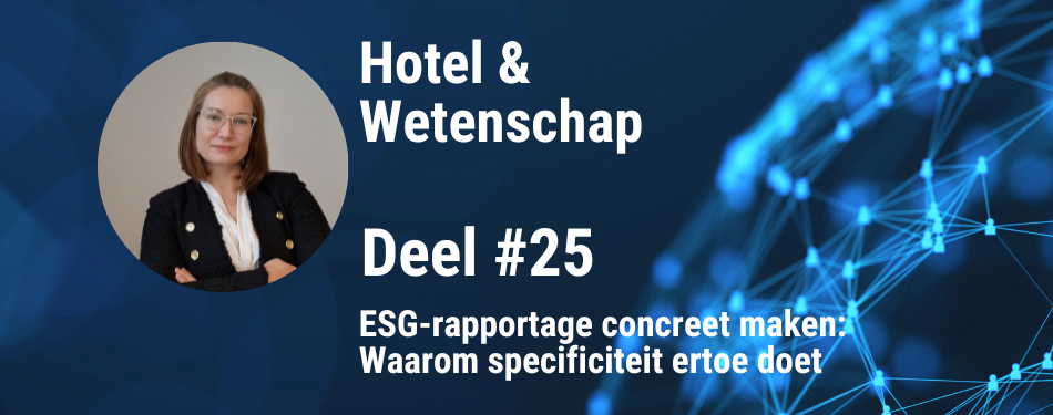ESG-rapportage concreet maken: Waarom specificiteit ertoe doet