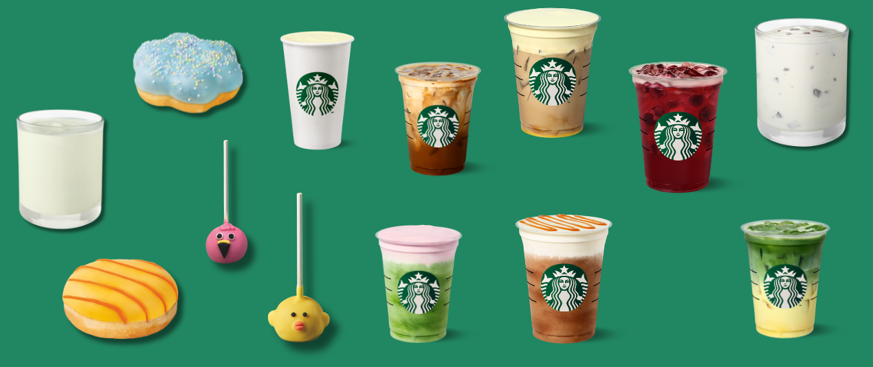Starbucks zet de zachte, romige smaak van banaan centraal in nieuw zomermenu