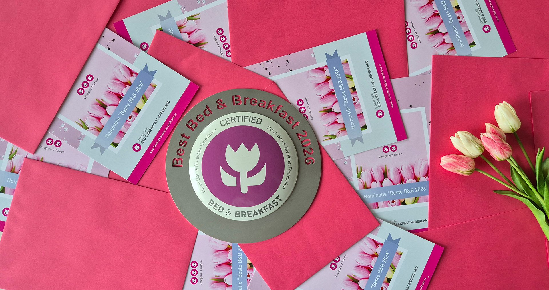 Dit zijn de genomineerden van de 'Beste Bed & Breakfast van Nederland 2026'