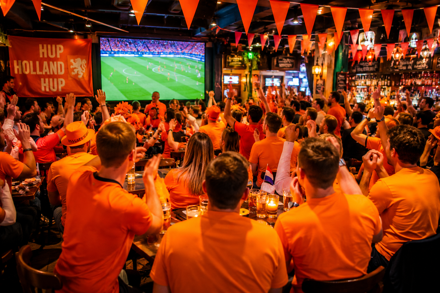 WK op groot scherm in de horeca: ondernemers blijven betalen voor uitzendrechten