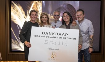 Nederlandse topgastronomie komt in actie voor Blanche Vinke en brengt €508.116 op