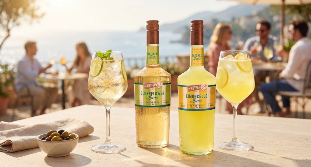 De Kuyper lanceert Batched Spritz-cocktails voor de horeca