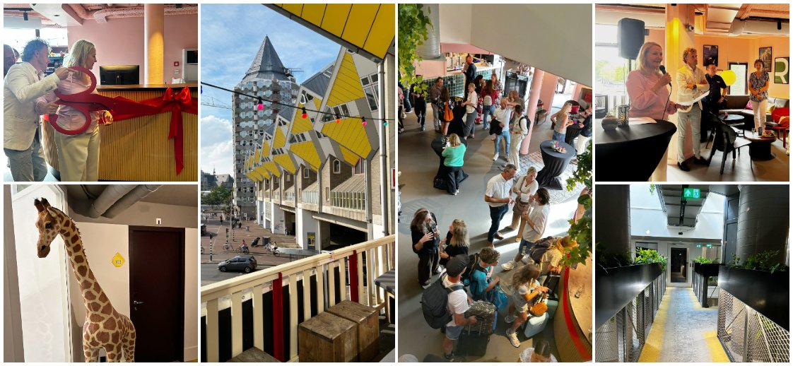 Een bezoek aan de vernieuwde Stayokay in de Rotterdamse kubuswoningen