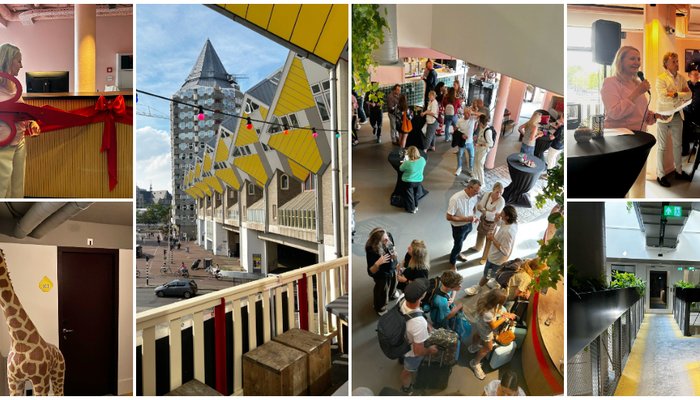 Een bezoek aan de vernieuwde Stayokay in de Rotterdamse kubuswoningen