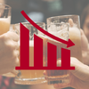 Bierverkoop is 4 procent harder gedaald in grensregio's