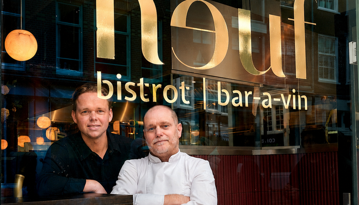 Bistrot Neuf verwelkomt Gijs van der Hoofd als nieuwe chef