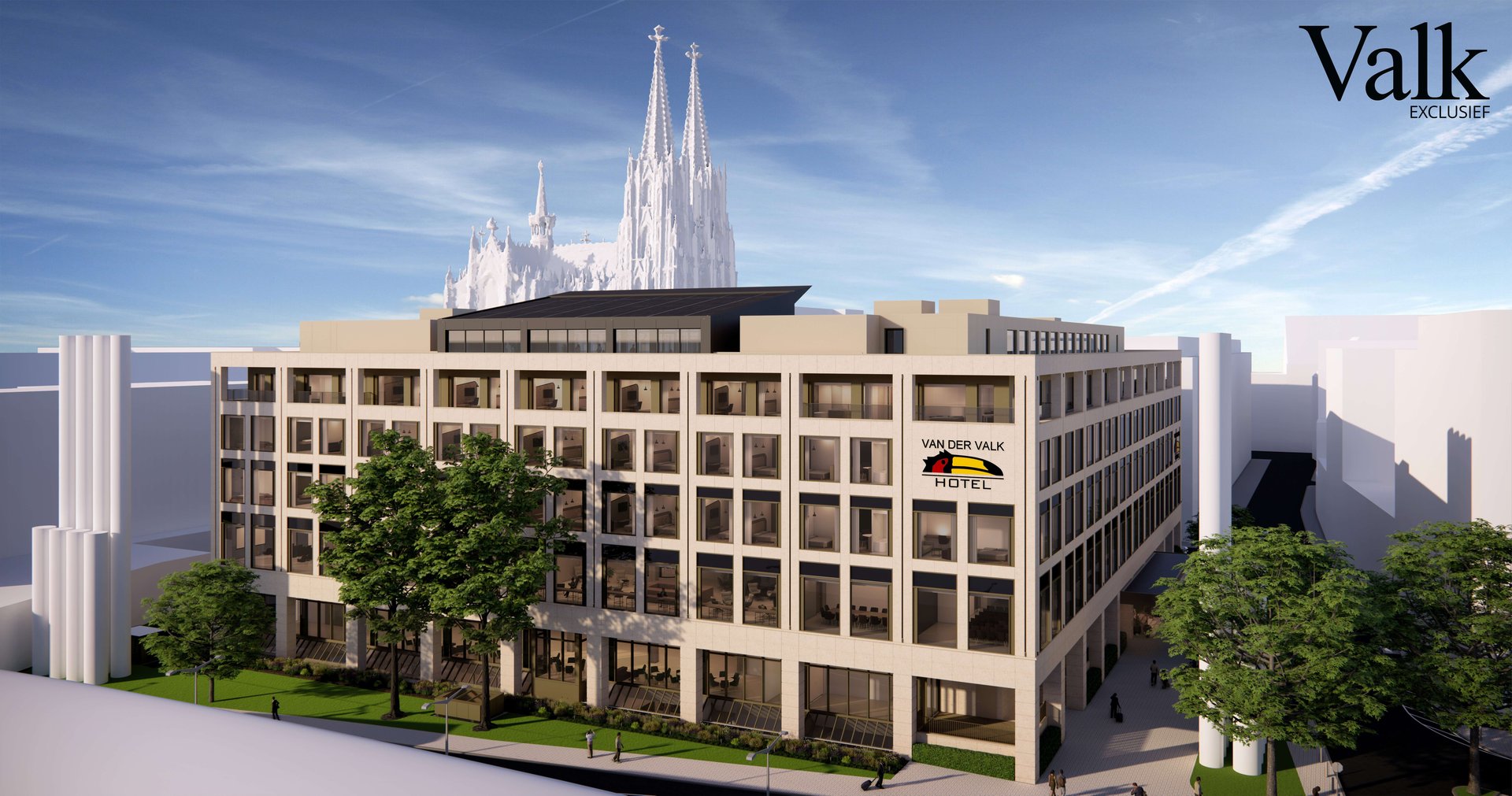 Valk Exclusief start bouw hotel naast iconische locatie in Keulen
