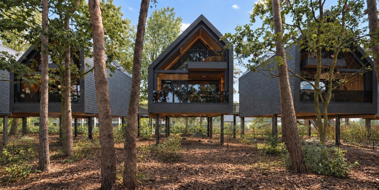 Van der Valk Gilze-Tilburg opent vijf luxe Treehouse Suites