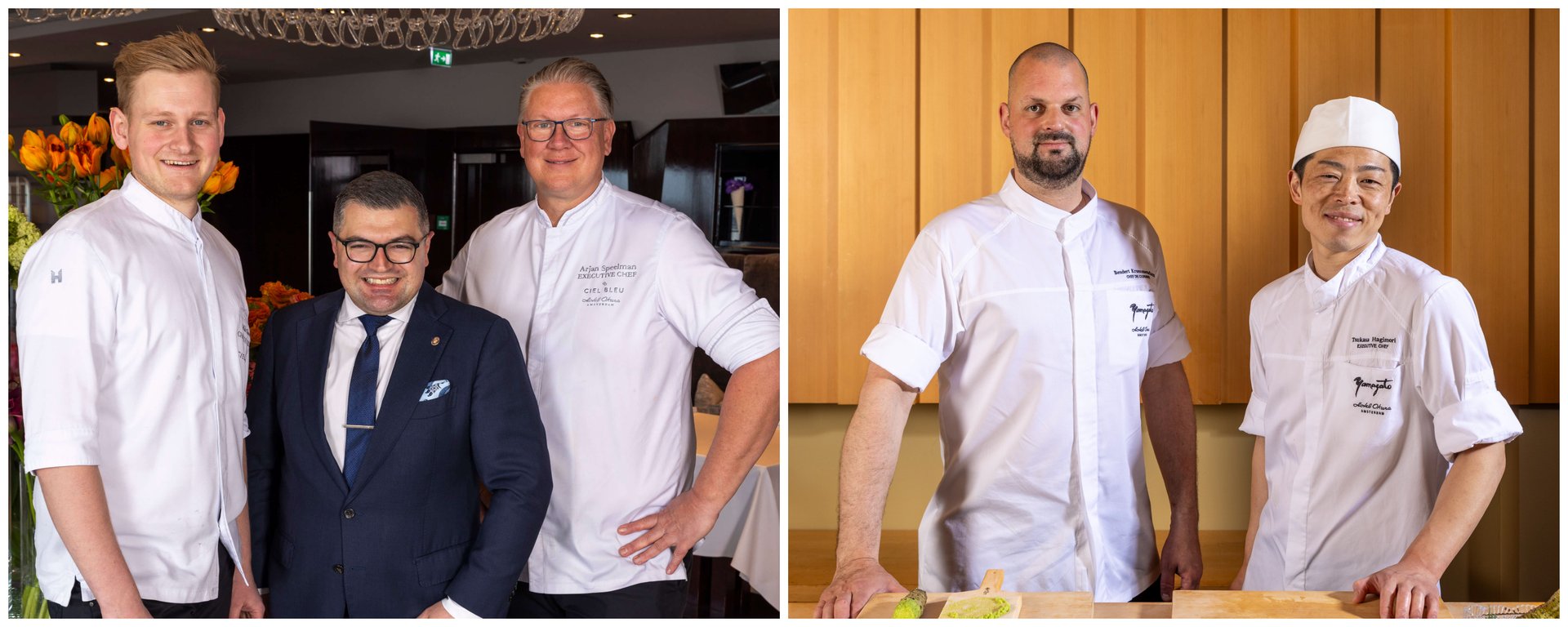 Hotel Okura Amsterdam viert behoud van drie Michelinsterren