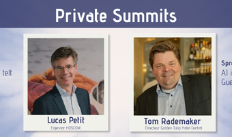 Lucas Petit en Tom Rademaker verzorgen Private Summits op HotelSummit 2026