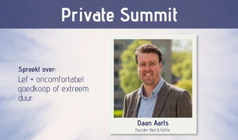 Daan Aarts verzorgt Private Summit op HotelSummit 2026
