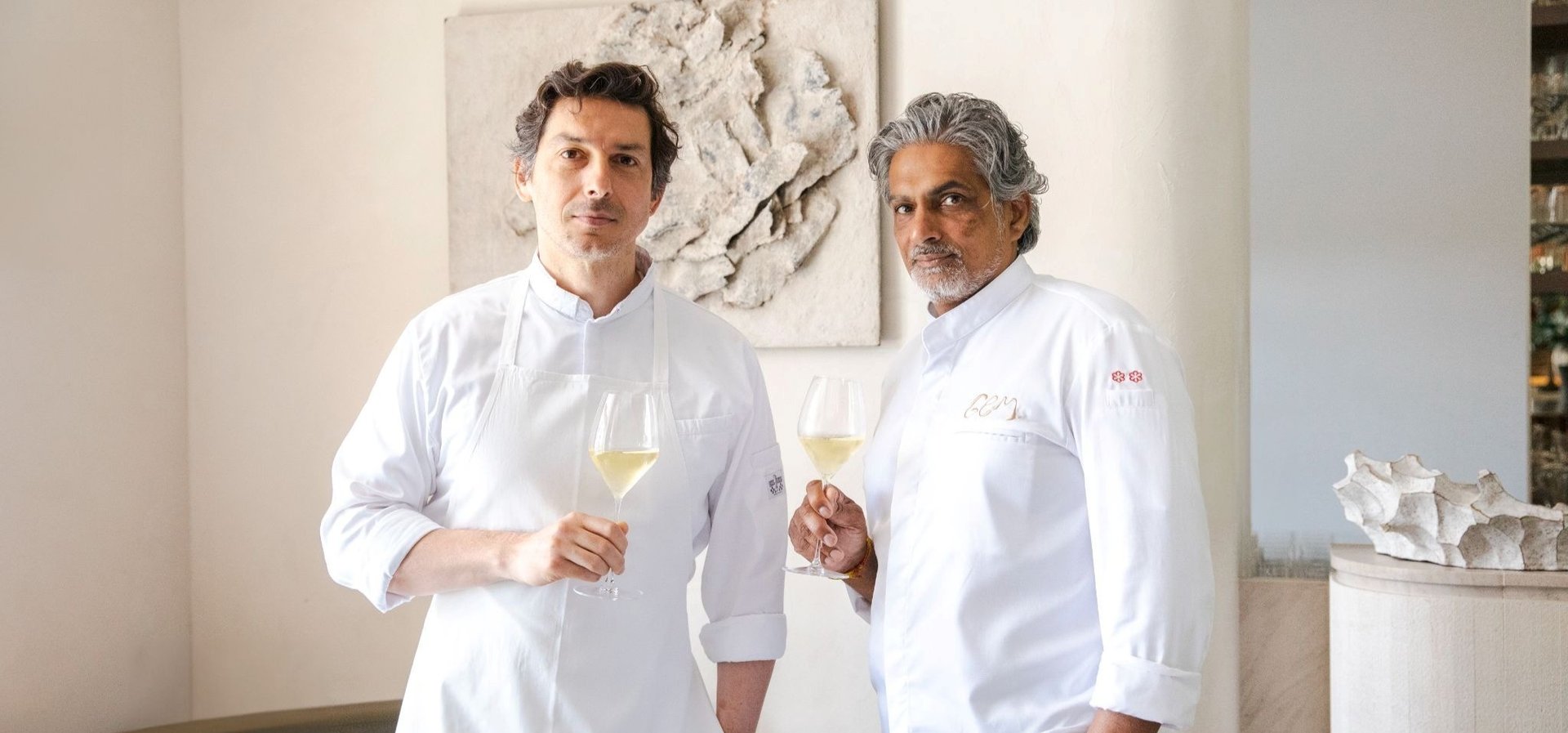 Soenil Bahadoer** en Marcelo Ballardin* werken samen voor Dom Pérignon Dinner bij GEM.