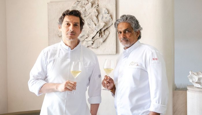 Soenil Bahadoer en Marcelo Ballardin werken samen voor Dom Pérignon Dinner bij GEM.
