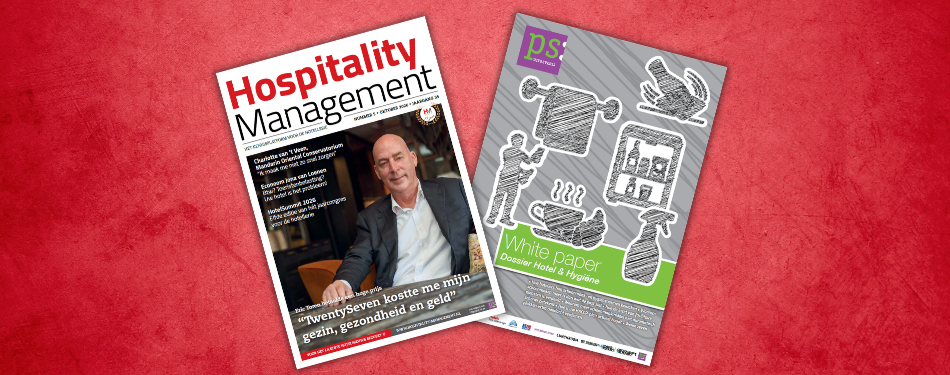Download nu de oktoberuitgave van Hospitality Management en whitepaper Hygiëne