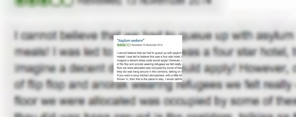 Britse hotelgasten schrikken van asielzoekers