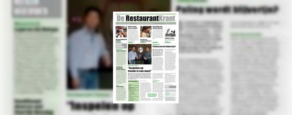 De RestaurantKrant online lezen? 