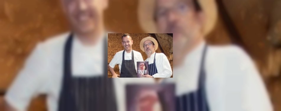 Van Oostenbrugge en Caron presenteren vleesboek