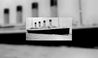 Titanic menu in b&b the Kirby House