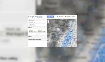 Nieuwe dienst Google: Hotelfinder