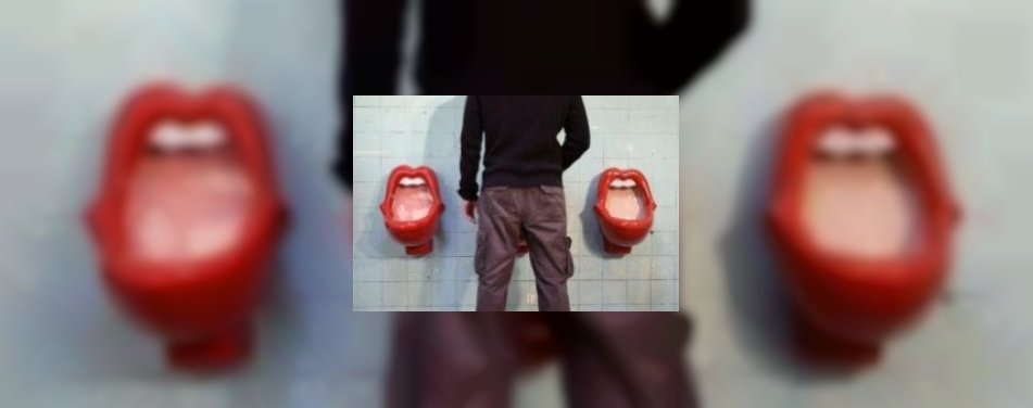 Feministen vinden urinoirs te seksistisch