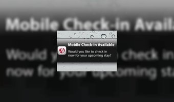 Dé amenity van 2013: mobiele check-in