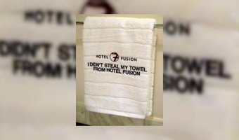 Op tien hotelhandoeken verdwijnt er eentje