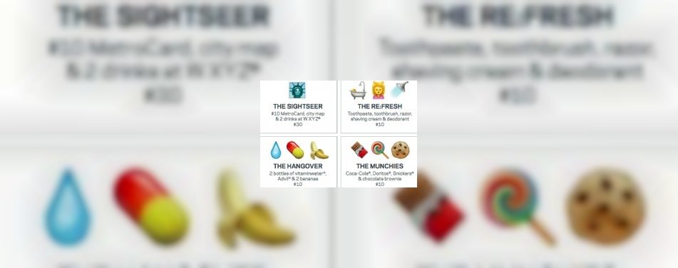 Nieuw: roomservice via emoji's sms'en