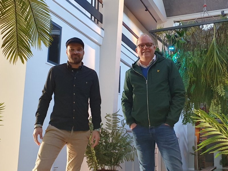 Jeroen Schreurs (links) en Kees Hensen