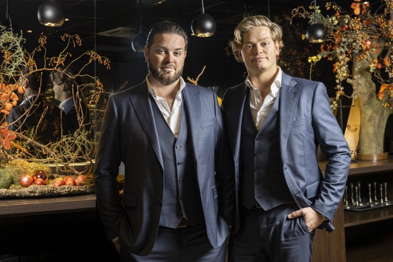 Jasper (links) en Niels ten Cate